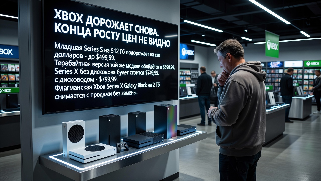 Xbox дорожает снова. Конца росту цен не видно